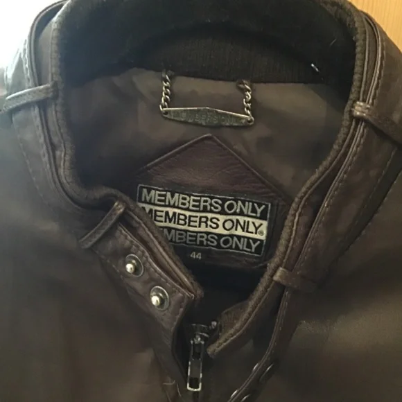 Members Only Jacket, Leather, Fully Lined - Picture 2 of 4